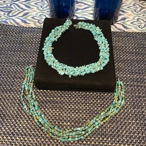 Turquoise necklaces 2 of them!!!